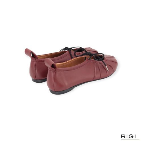 Pavement Linn Ballerina bordeaux Leer Dames | RIGI Pavement Linn Ballerina bordeaux Leer Dames | RIGI