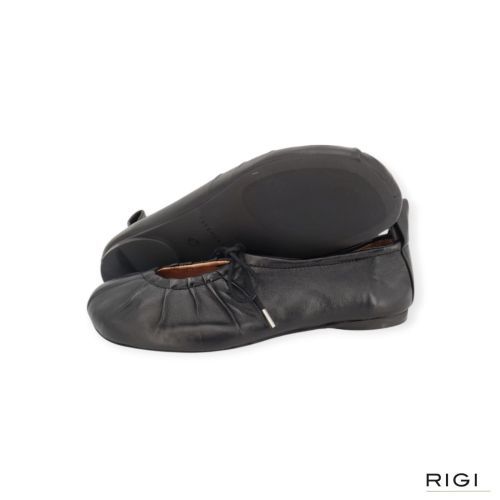 Pavement Linn Ballerina zwart leer Dames | RIGI Pavement Linn Ballerina zwart leer Dames | RIGI