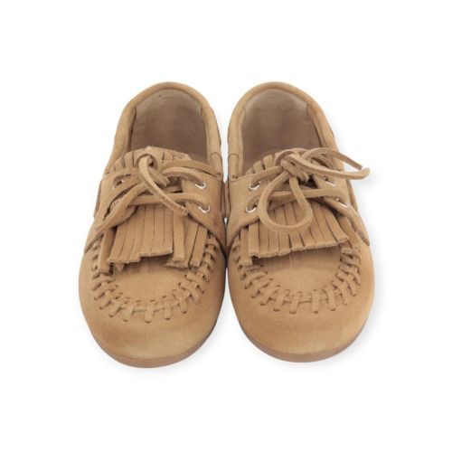 Pavement Magda mocassin in zand suède voor dames