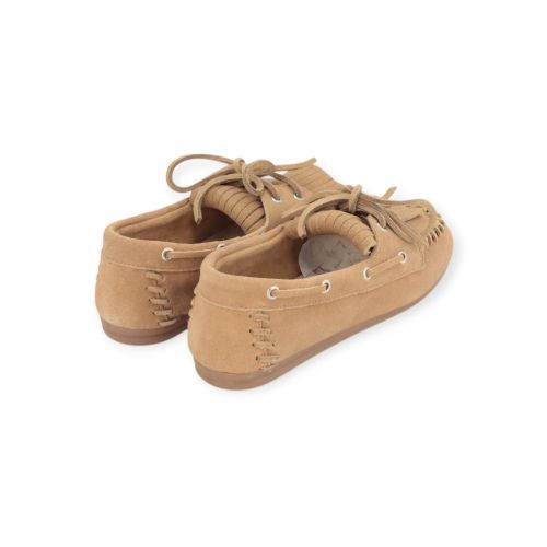 Pavement Magda mocassin, bootschoen in zand / taupe suède voor dames. 