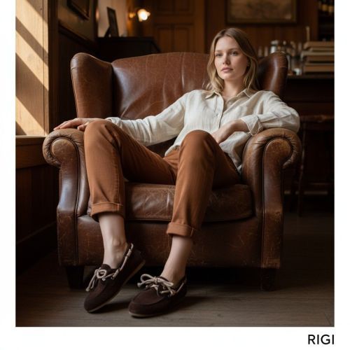 Pavement Marin Bold Lace bootschoen mocassin in bruin suède. 