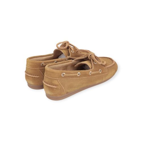 Pavement Marin mocassin, bootschoen in camel - beige suede leer voor dames. Pavement Marin mocassin, bootschoen in camel - beige suede leer voor dames.