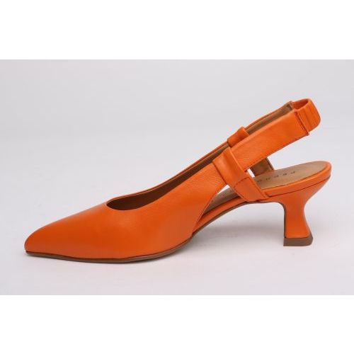 Pedro Miralles dames pump in orange leer
