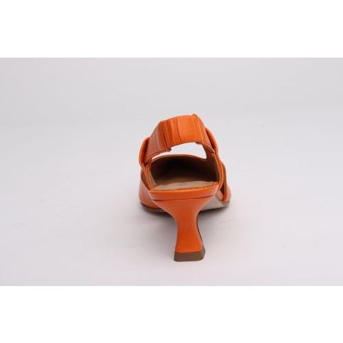 Pedro Miralles dames pump in orange leer