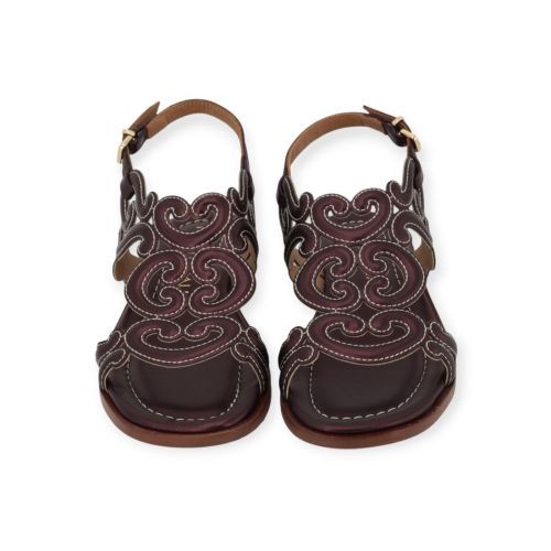 Pedro miralles dames sandaal plat in het brons leer. Pedro miralles dames sandaal plat in het brons leer.