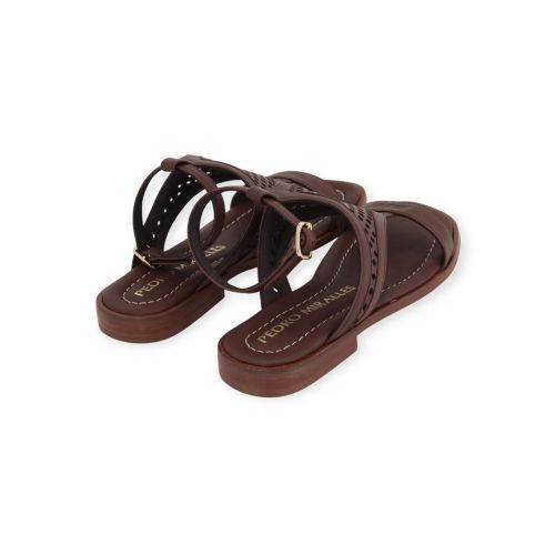 Pedro Miralles dames sandaal in het bruin shinning leer. Pedro Miralles dames sandaal in het bruin shinning leer.