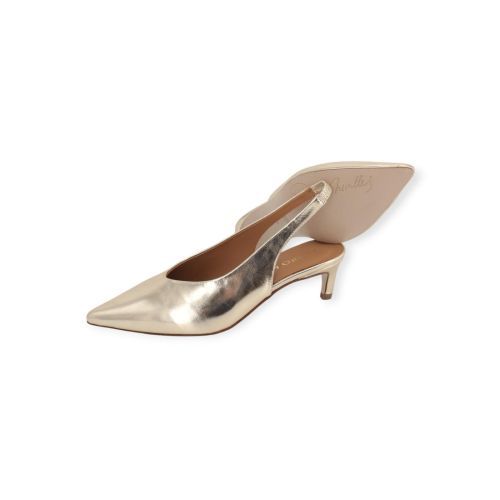 Pedro Miralles pump in goud shining leer. Pedro Miralles pump in goud shining leer.
