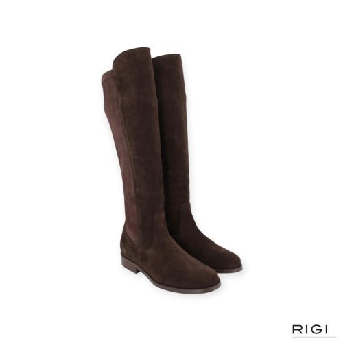Pedro Miralles dames laars in bruin suede stretch. Pedro Miralles dames laars in bruin suede stretch.