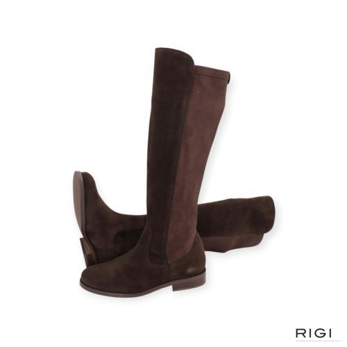 Pedro Miralles dames laars in bruin suede stretch. Pedro Miralles dames laars in bruin suede stretch.
