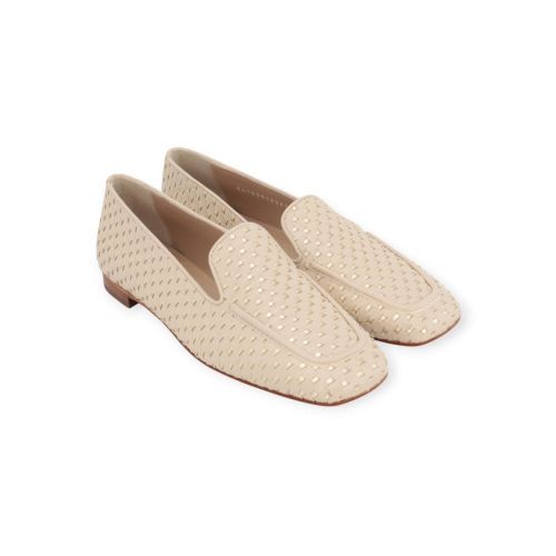 Pertini dames mocassin in beige leer.