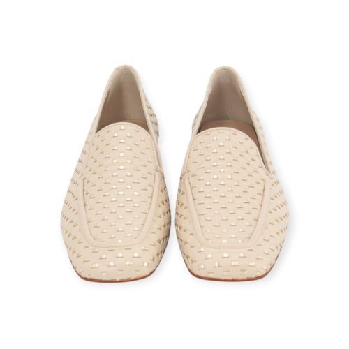 Pertini dames mocassin in beige leer.