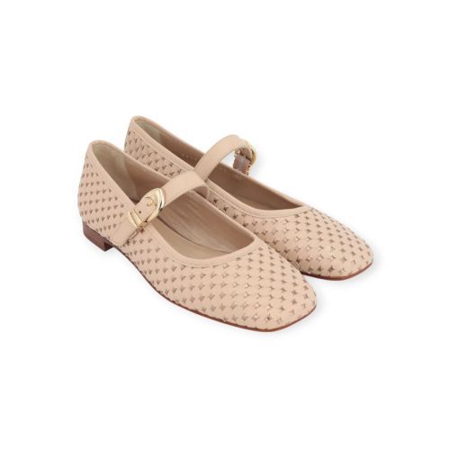 Pertini dames ballerina in beige leer. Pertini dames ballerina in beige leer.