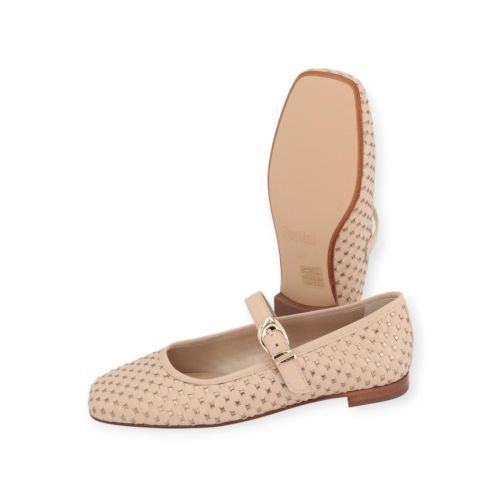 Pertini dames ballerina in beige leer. Pertini dames ballerina in beige leer.