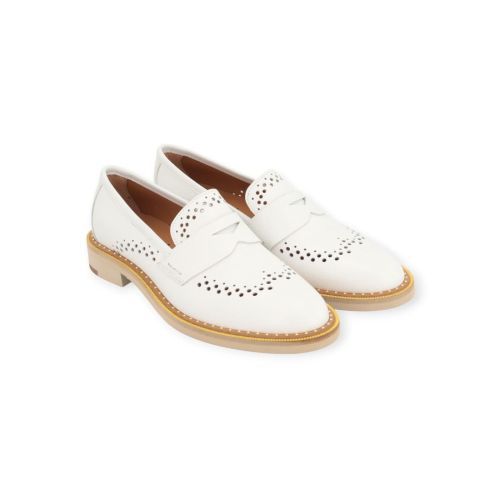 Pertini dames mocassin 261W33142D1 in wit leer. Pertini dames mocassin 261W33142D1 in wit leer.