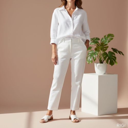 Pertini dames sandaal in wit leer. Pertini dames sandaal in wit leer.