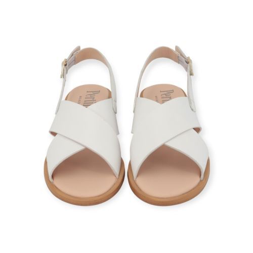 Pertini dames sandaal in wit leer. Pertini dames sandaal in wit leer.
