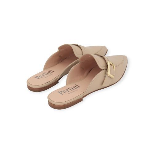 Pertini dames muil in beige leer.