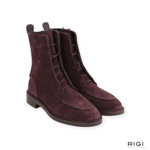 Pertini 262W33115D3 enkellaars, bottine voor dames in bordeaux, aubergine suède. Pertini 262W33115D3 enkellaars, bottine voor dames in bordeaux, aubergine suède.