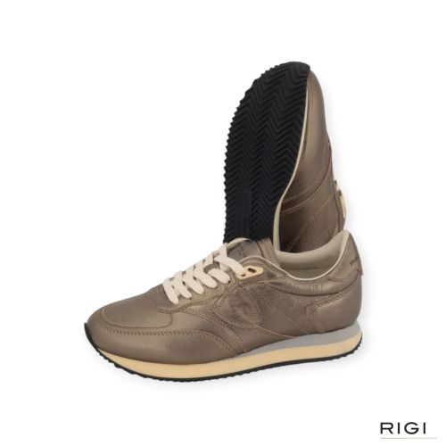 Philippe Model BLVILLE BVLD M003 sneaker in kaki metallic voor dames. 