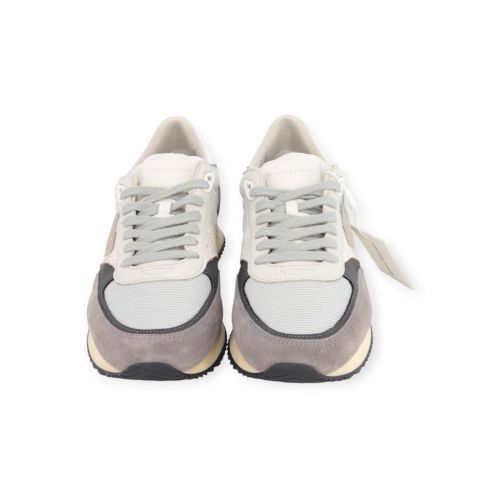 Philippe Model Blville Low heren sneaker in off wit leer. Philippe Model Blville Low heren sneaker in off wit leer.