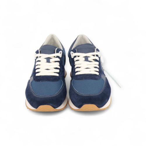 Philippe Model Blville Low heren sneaker blauw. Philippe Model Blville Low heren sneaker blauw.