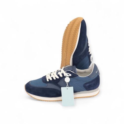 Philippe Model Blville Low heren sneaker blauw. Philippe Model Blville Low heren sneaker blauw.