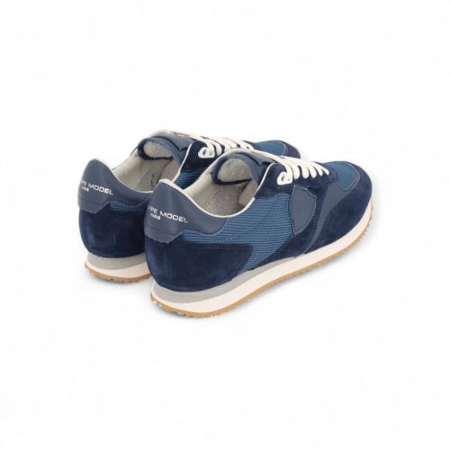 Philippe Model Blville Low heren sneaker blauw. Philippe Model Blville Low heren sneaker blauw.