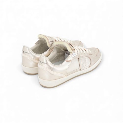 Philippe Model PGAL Low dames sneaker in goud. Philippe Model PGAL Low dames sneaker in goud.