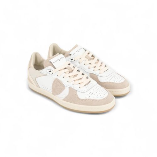 Philippe Model PGAL Low dames sneaker beige-wit. Philippe Model PGAL Low dames sneaker beige-wit.