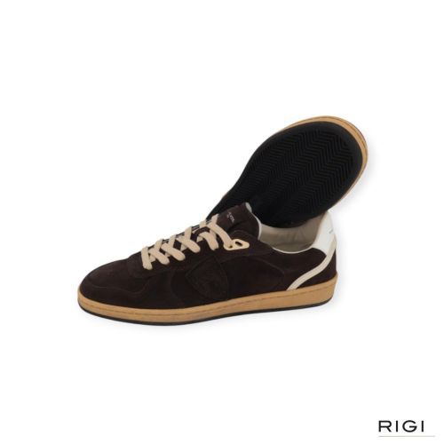 Philippe Model PGAL PGLU D004 sneaker in bruin suède voor heren. Philippe Model PGAL PGLU D004 sneaker in bruin suède voor heren.
