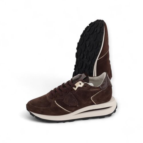 Philippe Model Sneaker Bruin dames (Tropez Haute Low TKLD DM15 - Tropez Haute Low TKLD DM15) - Rigi