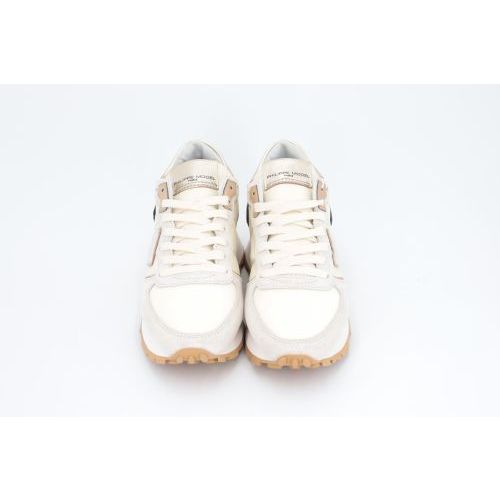 Philippe Model Sneaker Beige dames (Tropez Haute Low TKLD W017 - Tropez Haute Low TKLD W017) - Rigi