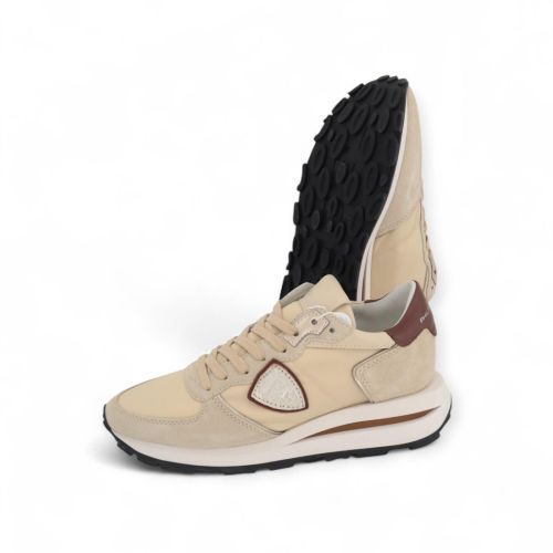Philippe Model Sneaker Beige dames (Tropez Haute Low TKLD W031 - Tropez Haute Low TKLD W031) - Rigi