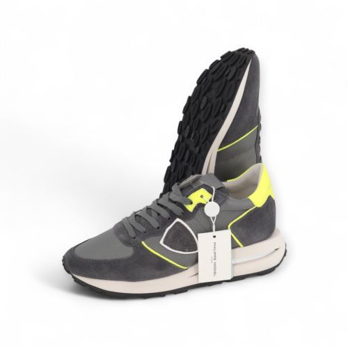 Philippe Model Sneaker Grijs heren (Tropez Haute Low TKLUWR01 - Tropez Haute Low TKLUWR01) - Rigi