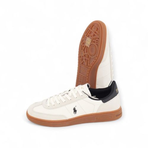 Polo Ralph Lauren Bedford PP heren sneaker wit-zwart.