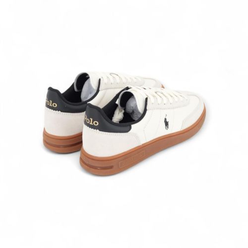 Polo Ralph Lauren Bedford PP heren sneaker wit-zwart.