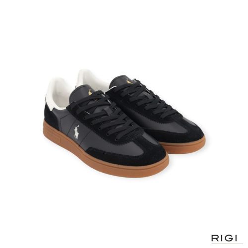 Polo Ralph Lauren Bedford PP heren sneaker zwart suede leer. Polo Ralph Lauren Bedford PP heren sneaker zwart suede leer.
