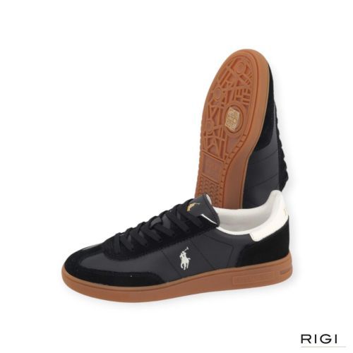 Polo Ralph Lauren Bedford PP heren sneaker zwart suede leer. Polo Ralph Lauren Bedford PP heren sneaker zwart suede leer.