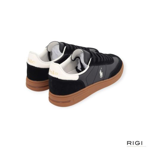Polo Ralph Lauren Bedford PP heren sneaker zwart suede leer. Polo Ralph Lauren Bedford PP heren sneaker zwart suede leer.