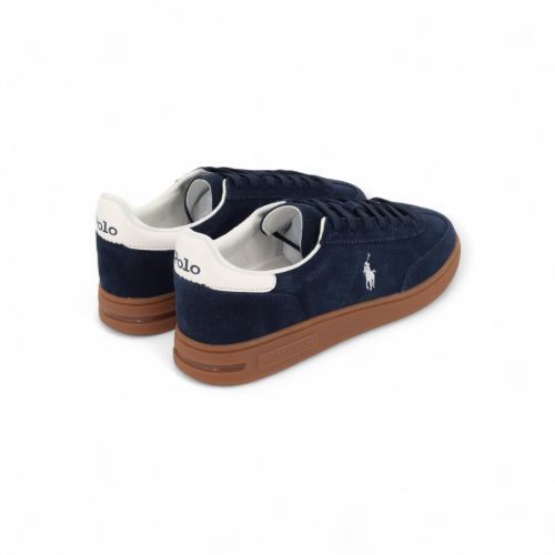 Polo Ralph Lauren Bedford PP heren sneaker blauw suede leer.