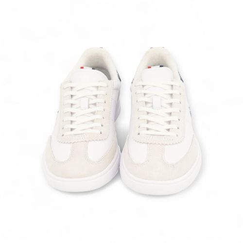 Polo Ralph Lauren Bedford Rib heren sneaker wit-blauw.