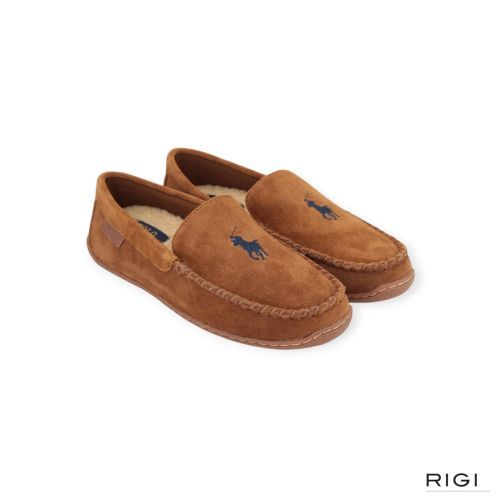Polo Ralph Lauren Brenan Cognac heren pantoffel. Polo Ralph Lauren Brenan Cognac heren pantoffel.