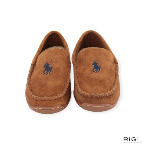 Polo Ralph Lauren Brenan Cognac heren pantoffel. Polo Ralph Lauren Brenan Cognac heren pantoffel.