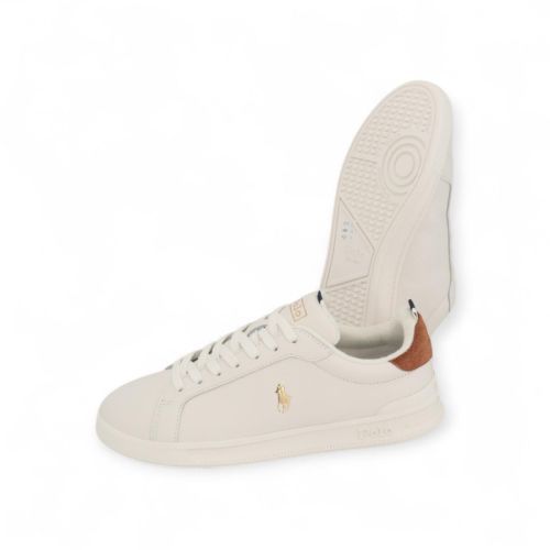Polo Ralph Lauren Sneaker Wit heren (HRT Court Rib 809P02081001 - HRT Court Rib 809P02081001) - Rigi