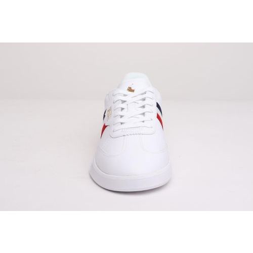 Polo Ralph Lauren heren sneaker in wit met rood leer HTR CT II.