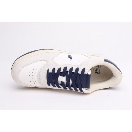 Polo Ralph Lauren Sneaker Off wit heren (Master Court Sneakers Low Top Lace - Master Court Sneakers Low Top ) - Rigi