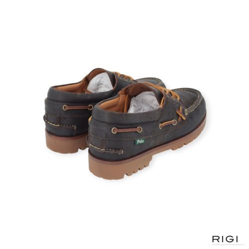 Polo Ralph Lauren Ranger Deck-CS-BTS in bruin nubuck voor heren. 