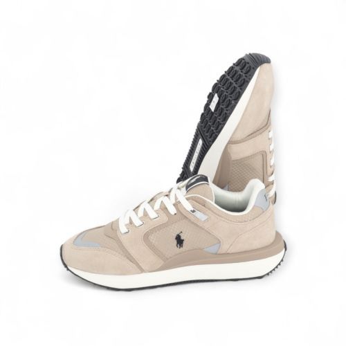 Polo Ralph Lauren Train 89 heren sneaker in beige / milkshake.