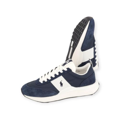 Polo Ralph Lauren Train 89 heren sneaker in blauw - wit.
