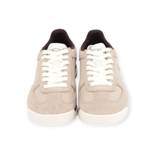 Polo Ralph Lauren Varick heren sneaker in beige (milkshake) suede. 
